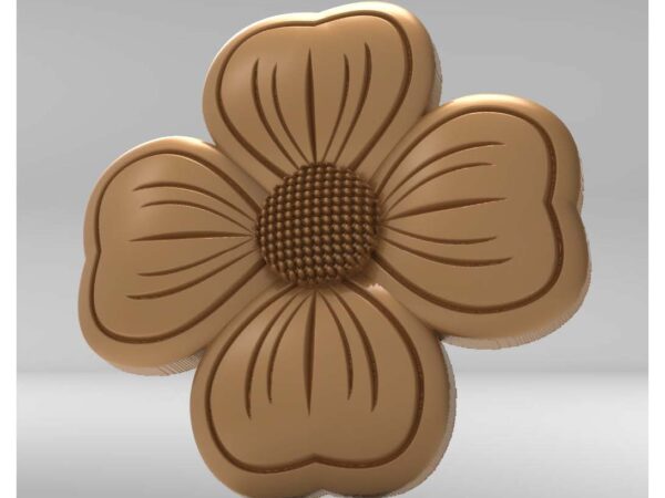 3D Flower Design – CNC File 18
