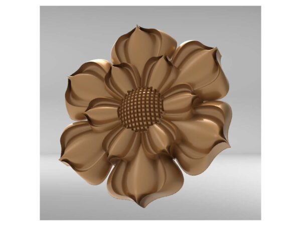 3D Flower Design – CNC File 21