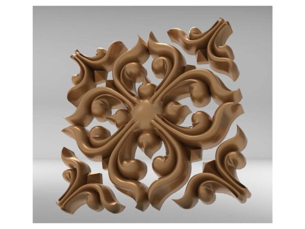 3D Flower Design – CNC File 23