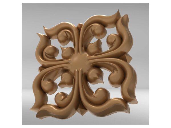 3D Flower Design – CNC File 24