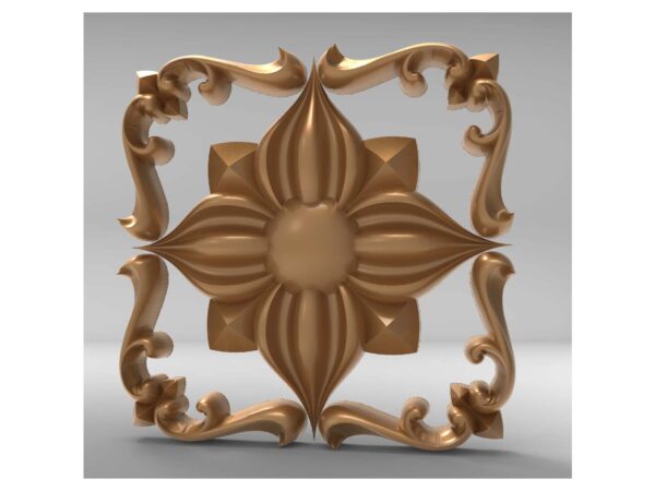 3D Flower Design – CNC File 26