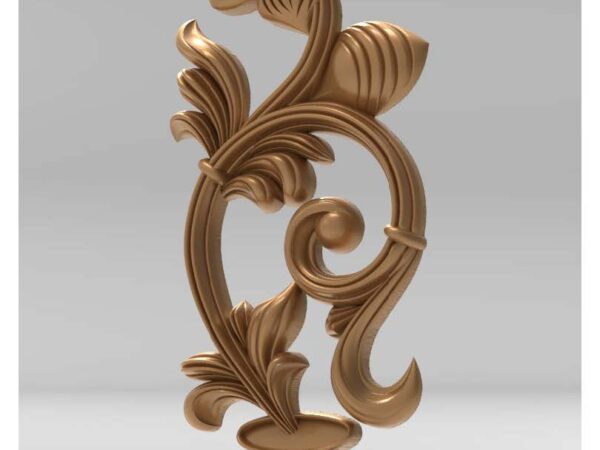 3D Flower Design – CNC File 27