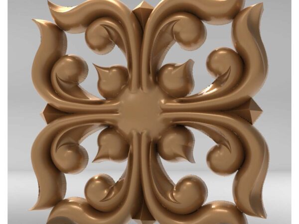 3D Flower Design – CNC File 28