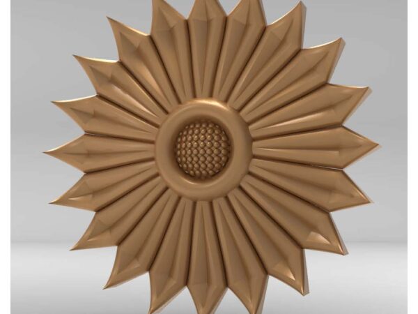 3D Flower Design – CNC File 32