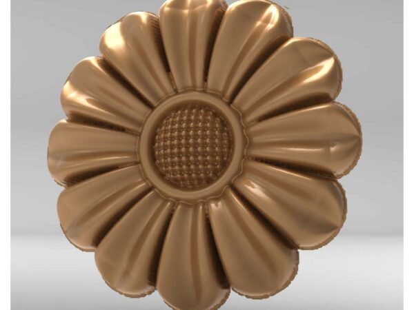 3D Flower Design – CNC File 33