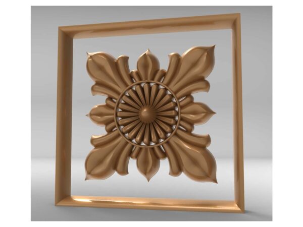 3D Flower Design – CNC File 34