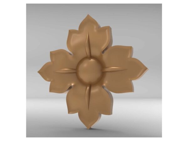 3D Flower Design – CNC File 35