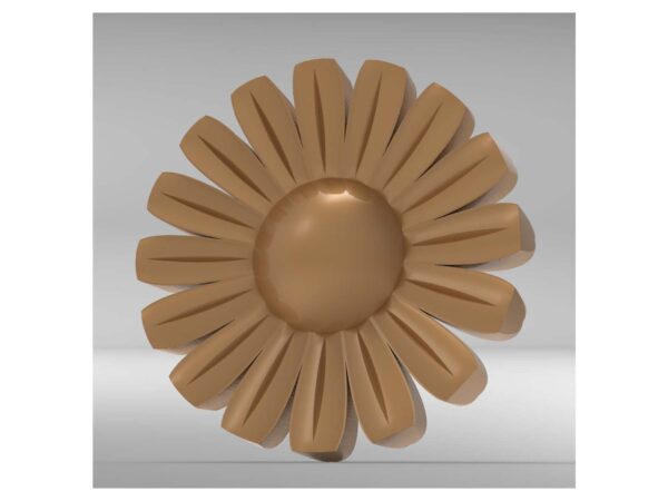 3D Flower Design – CNC File 42