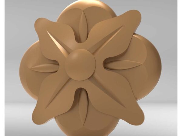 3D Flower Design – CNC File 43