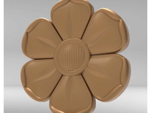 3D Flower Design – CNC File 58