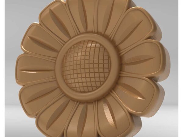 3D Flower Design – CNC File 62