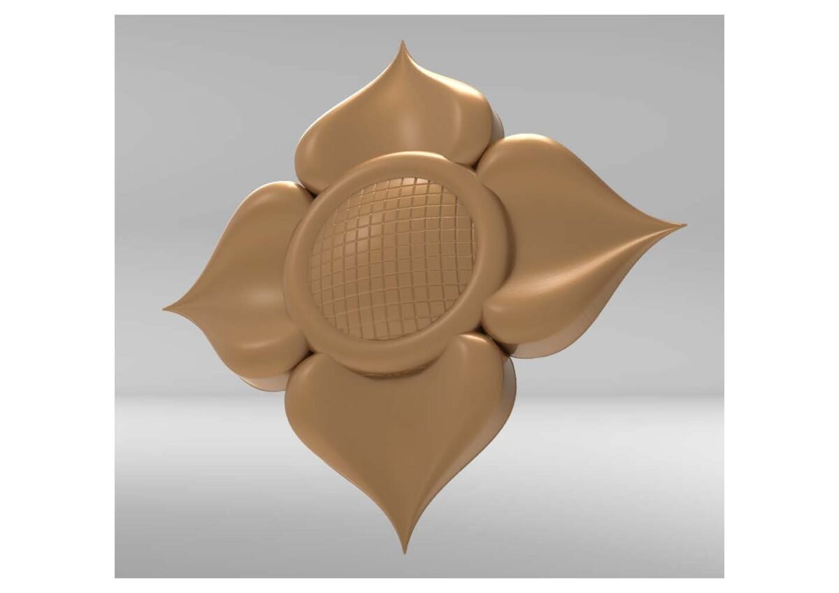 3D Flower Design – CNC File 64 - CNCNEST