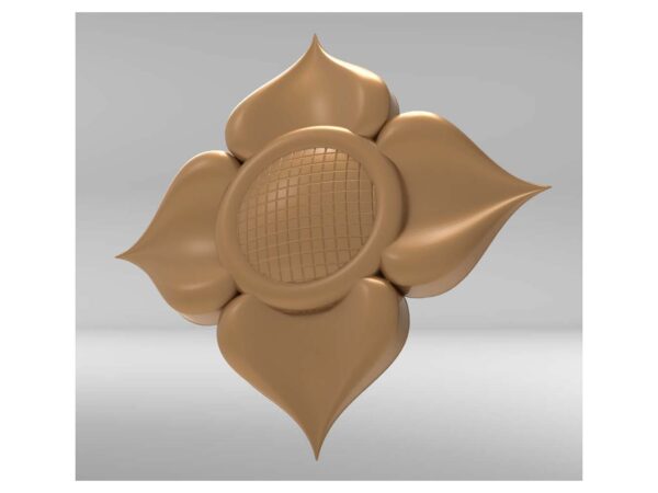 3D Flower Design – CNC File 64