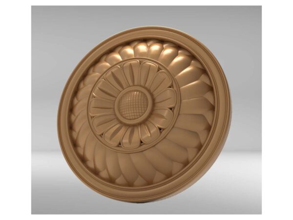 3D Flower Design – CNC File 68