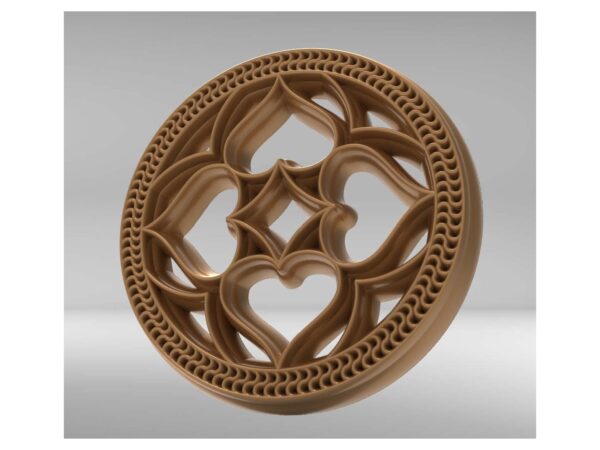 3D Flower Design – CNC File 69