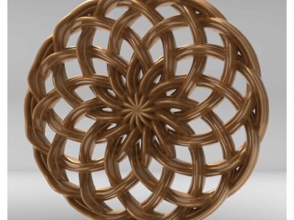 3D Flower Design – CNC File 75