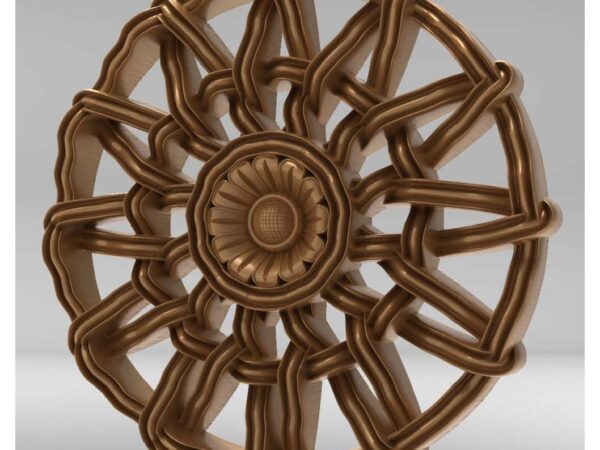 3D Flower Design – CNC File 78