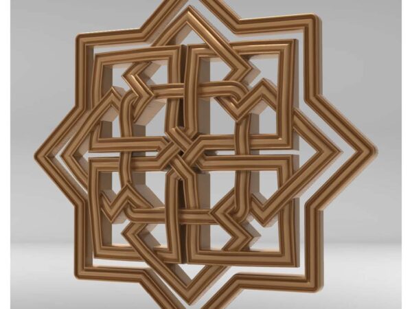 3D Flower Design – CNC File 79