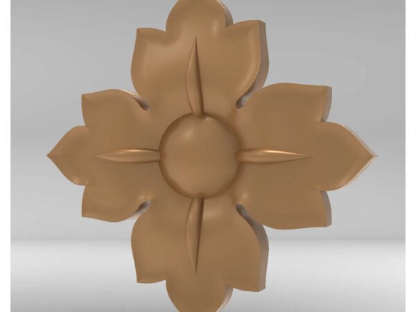 3D Flower Design – CNC File 81