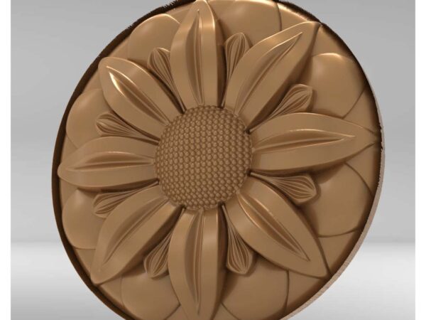 3D Flower Design – CNC File 83