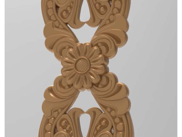 3D Flower Design – CNC File 87