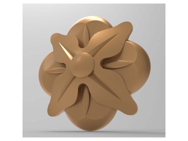3D Flower Design – CNC File 88