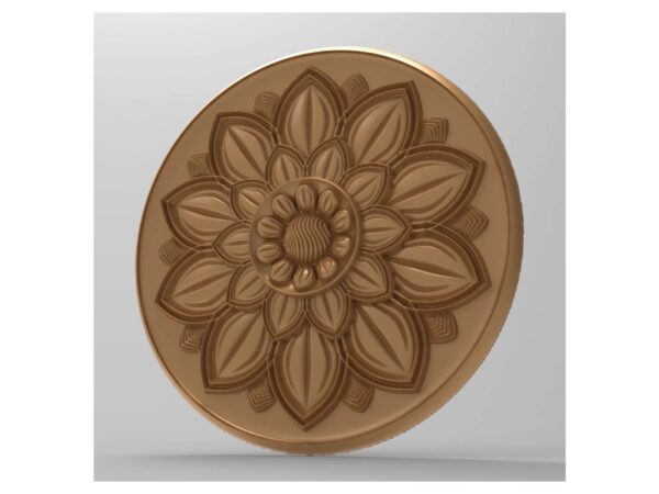 3D Flower Design – CNC File 92