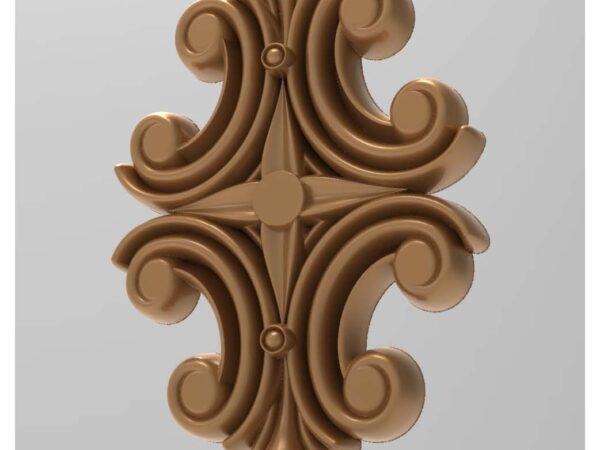 3D Flower Design – CNC File 93