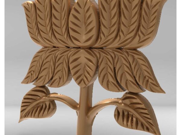 3D Flower Design – CNC File 94