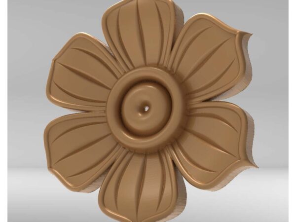 3D Flower Design – CNC File 96