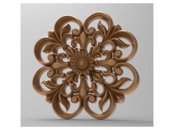 3D Flower Design – CNC File 100