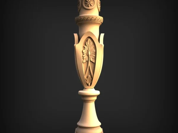 Stylish 3D Leg CNC Design File 12