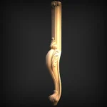 Stylish 3D Leg CNC Design File 123