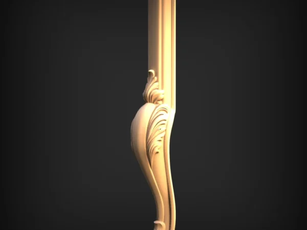 Stylish 3D Leg CNC Design File 123