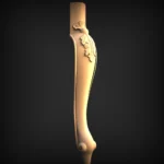 Stylish 3D Leg CNC Design File 124