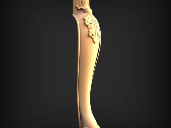 Stylish 3D Leg CNC Design File 124
