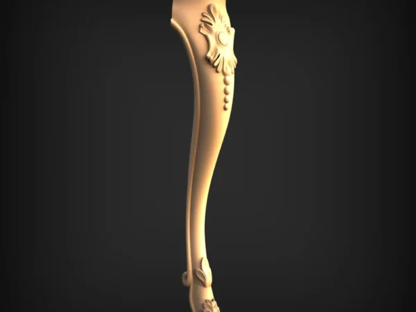 Stylish 3D Leg CNC Design File 125