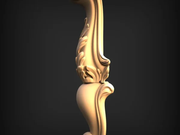 Stylish 3D Leg CNC Design File 131