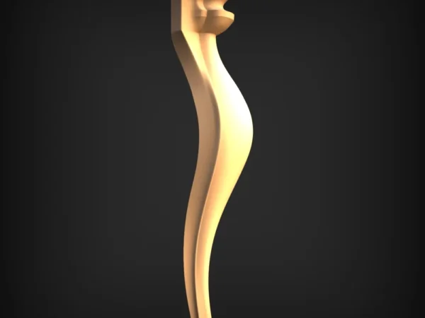 Stylish 3D Leg CNC Design File 164