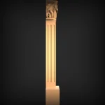 Stylish 3D Leg CNC Design File 165