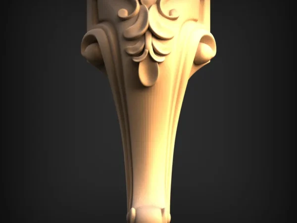 Stylish 3D Leg CNC Design File 188