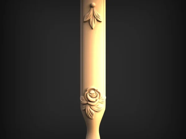 Stylish 3D Leg CNC Design File 206