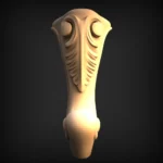 Stylish 3D Leg CNC Design File 215