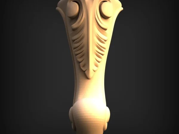 Stylish 3D Leg CNC Design File 215