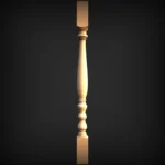 Stylish 3D Leg CNC Design File 256