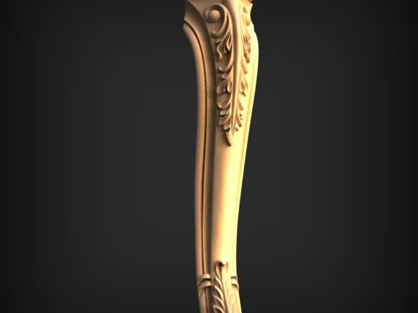 Stylish 3D Leg CNC Design File 278