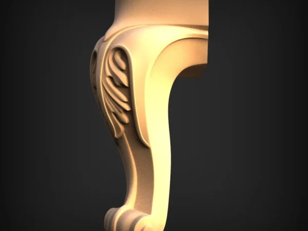 Stylish 3D Leg CNC Design File 285