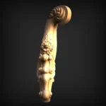 Stylish 3D Leg CNC Design File 293