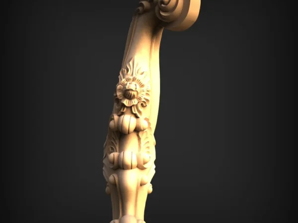 Stylish 3D Leg CNC Design File 293