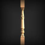 Stylish 3D Leg CNC Design File 303